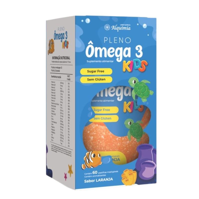 Pleno Ômega 3 Peixinhos Kids 30 gomas Sabor Laranja - Labor